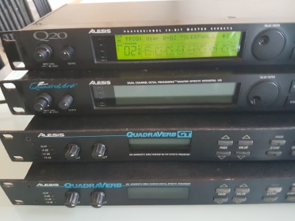 Information about and related to the Alesis Quadraverb effects units -  models